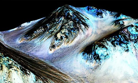 செவ்வாய் கிரகத்தில் திரவ நீர் தேக்கம் இருப்பது கண்டுபிடிப்பு