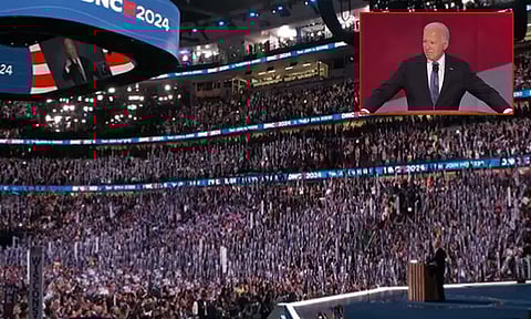 அமெரிக்காவை தோல்வியடைந்த நாடு என கூறியவர் டிரம்ப்; பைடன் பேச்சு