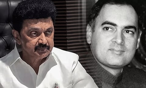 ராஜீவ் காந்திக்கு முதல்-அமைச்சர் மு.க.ஸ்டாலின் புகழாரம்