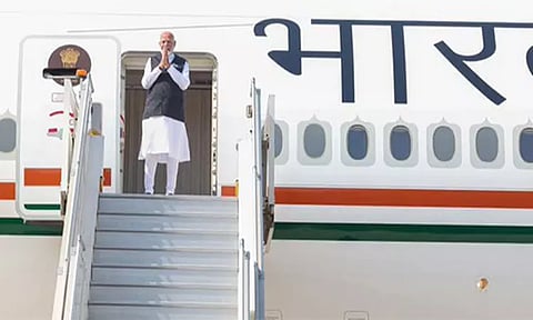 போலந்து புறப்பட்டார் பிரதமர் மோடி