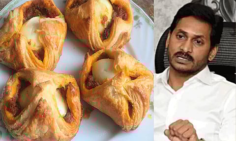 ஆந்திர முதல்-மந்திரி அலுவலகத்தில் வினோத ஊழல்: முட்டை பப்ஸ் வாங்கிய செலவு ரூ.3.6 கோடியா? சிக்கலில் ஜெகன்மோகன்ரெட்டி