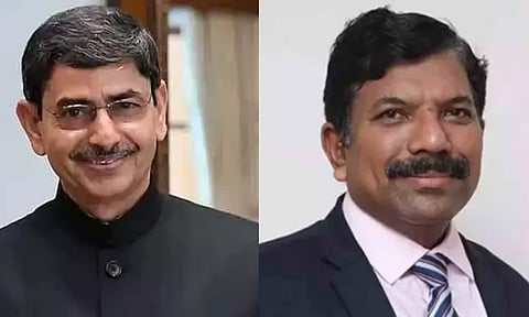 கவர்னர் ஆர்.என்.ரவியுடன் புதிய தலைமைச் செயலாளர் முருகானந்தம் சந்திப்பு