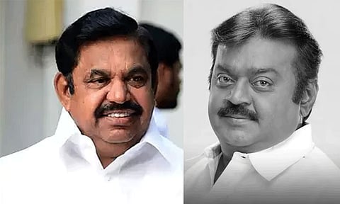 விஜயகாந்த் நிகழ்த்திய சாதனைகளை நினைவு கூர்கிறேன்: எடப்பாடி பழனிசாமி