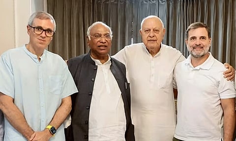 காஷ்மீர் சட்டசபை தேர்தல்: காங்கிரஸ், தேசிய மாநாடு இடையே தொகுதிப்பங்கீடு நிறைவு