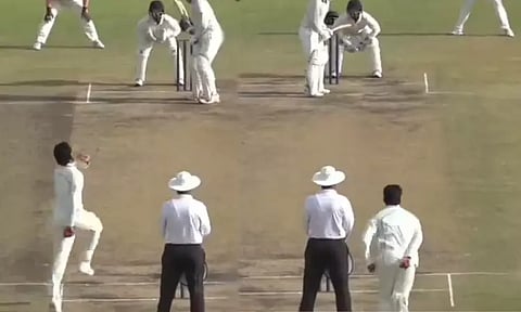 Buchi Babu Cricket Series; Shreyas Iyer Bowls in Sunil Narine Style - Video