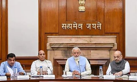 பிரதமர் மோடி தலைமையில் மத்திய மந்திரி சபை கூட்டம்