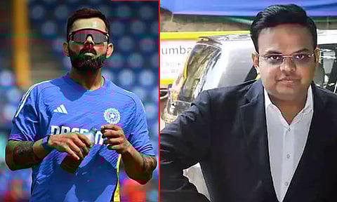 ஐ.சி.சி.யின் புதிய தலைவராக தேர்ந்தெடுக்கப்பட்ட ஜெய்ஷாவுக்கு விராட் கோலி வாழ்த்து