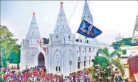 பூண்டி மாதா பிறப்பு பெருவிழா.. நாளை கொடியேற்றம்