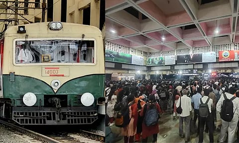 சென்னை சென்டிரல் - ஆவடி இடையேயான மின்சார ரெயில் சேவை பாதிப்பு