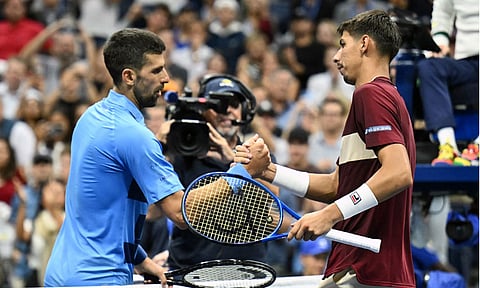 அமெரிக்க ஓபன் டென்னிஸ்: 3-வது சுற்றில் நட்சத்திர வீரர் ஜோகோவிச் அதிர்ச்சி தோல்வி