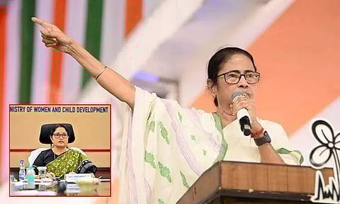 48,600 பலாத்கார வழக்குகள்... அவர் ஒரு பொய்யர்; மம்தா பானர்ஜியை சாடிய மத்திய அரசு