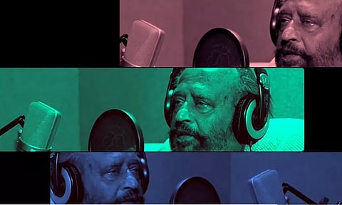 குறி வச்சா..இரை விழனும்: 'வேட்டையன்' படத்தின் டப்பிங் பணியில் ரஜினிகாந்த்