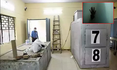 பிரேத அறையில் பாலியல் உறவில் ஈடுபட்ட ஜோடி; வீடியோ எடுத்த ஊழியர்கள்