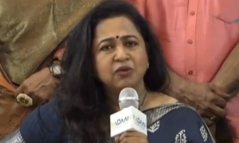 பாலியல் புகார் விவகாரம்: முன்னணி நடிகர், நடிகைகள் மவுனத்தை கலைக்க வேண்டும்: நடிகை ராதிகா