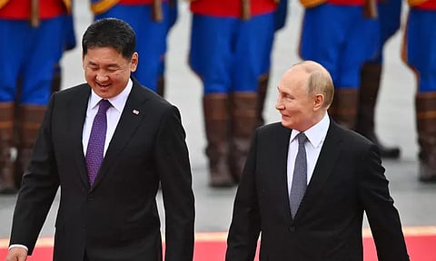 ரஷிய அதிபர் புதின் மங்கோலியா பயணம்