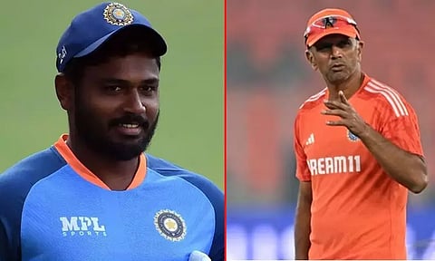 டிராவிட் கூறிய வார்த்தைகள்தான் தன்னம்பிக்கை கொடுத்தது - சஞ்சு சாம்சன்