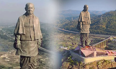 வல்லபாய் படேல் சிலையில் விரிசலா..? சமூக வலைதளத்தில் பரவிய புகைப்படத்தால் பரபரப்பு