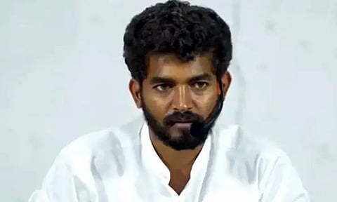 மகா விஷ்ணுவை திருப்பூர் அழைத்து சென்ற போலீசார்