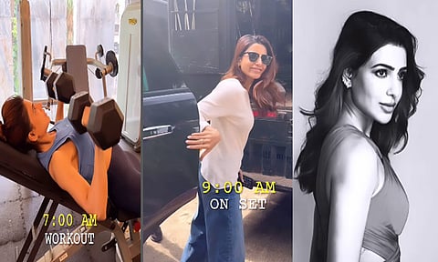 நடிகை சமந்தாவின் அன்றாட பணிகள் இவைதான்..! வீடியோ