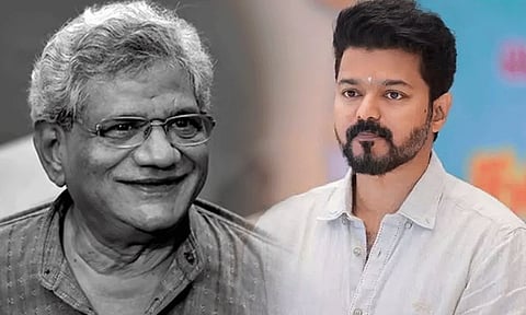 சீதாராம் யெச்சூரி மறைவு: தமிழக வெற்றிக் கழக தலைவர் விஜய் இரங்கல்