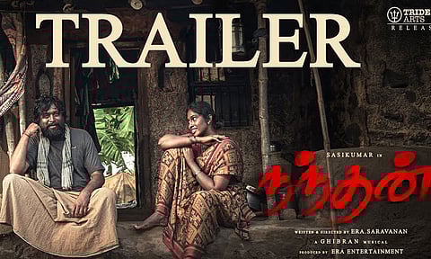 சசிகுமார் நடித்துள்ள 'நந்தன்' படத்தின் டிரெய்லர் வெளியானது
