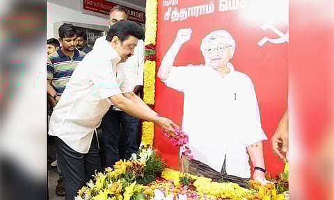 சீதாராம் யெச்சூரிக்கு புகழ்வணக்கம்: முதல்-அமைச்சர் மு.க.ஸ்டாலின்