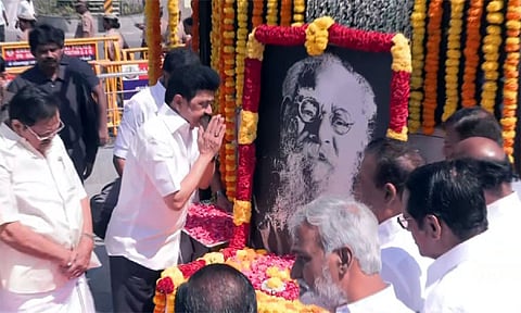பெரியார் பிறந்தநாள்: முதல்-அமைச்சர் மு.க.ஸ்டாலின் மரியாதை