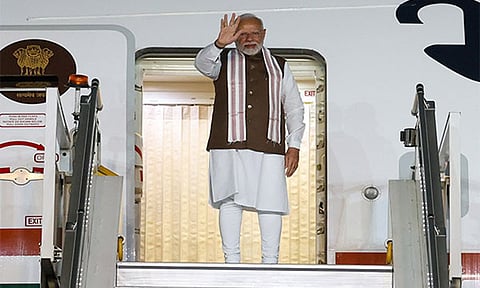 3 நாள் பயணமாக அமெரிக்கா புறப்பட்டார் பிரதமர் மோடி