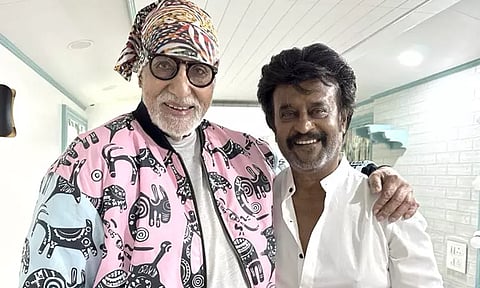 ரஜினிகாந்த் 'அனைத்து நட்சத்திரங்களுக்கும் மேலானவர்' - அமிதாப் பச்சன் புகழாரம்