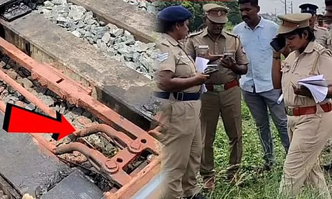 சென்னை அருகே ரெயிலை கவிழ்க்க சதி?