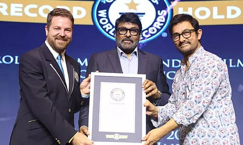 கின்னஸ் சாதனை புத்தகத்தில் இடம்பிடித்த சிரஞ்சீவி - எதற்காக தெரியுமா?