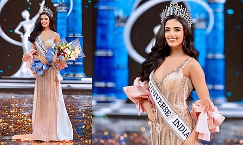 மிஸ் இந்தியா பட்டம் வென்ற 19 வயது இளம்பெண்