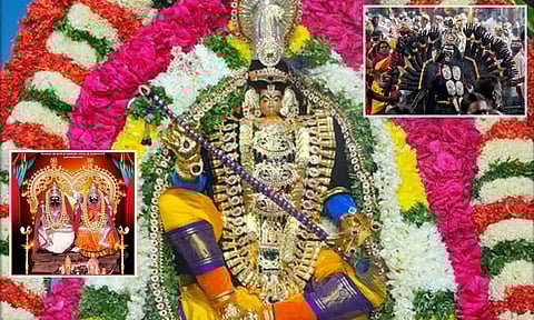 குலசை தசரா திருவிழா: ஒரே நாளில் ஆயிரக்கணக்கான பக்தர்கள் மாலை அணிந்து விரதத்தை தொடங்கினர்