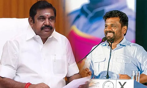 இலங்கை அதிபர் திசநாயகேவுக்கு எடப்பாடி பழனிசாமி வாழ்த்து