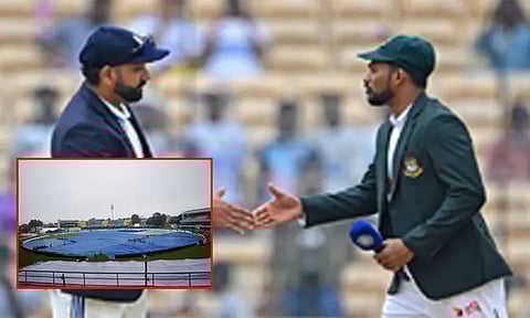 இந்தியா - வங்காளதேசம் 2-வது டெஸ்ட்: 3-வது நாளும் மழை குறுக்கிட வாய்ப்பா..? வெளியான தகவல்