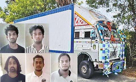 விமானத்தில் வந்து கைவரிசை காட்டிய ஏடிஎம் கொள்ளையர்கள்