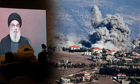 இஸ்ரேல் வான்தாக்குதலில் ஹிஸ்புல்லா இயக்க தலைவர் பலி: எதிர் தாக்குதலை தொடங்கிய லெபனான்