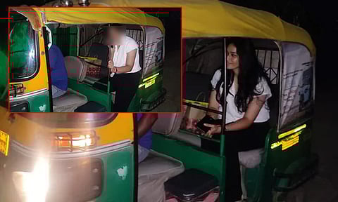 பாதுகாப்பை பரிசோதிக்க இரவில் தனியாக சென்ற பெண் போலீஸ் அதிகாரி; அடுத்து நடந்தது...