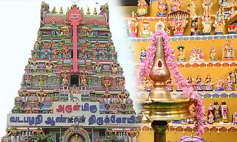 வடபழனி முருகன் கோவிலில் நவராத்திரி விழா நாளை மறுநாள் தொடக்கம்