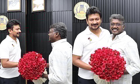 துணை முதல்-அமைச்சர் உதயநிதி ஸ்டாலினை நேரில் சந்தித்த மாரி செல்வராஜ்