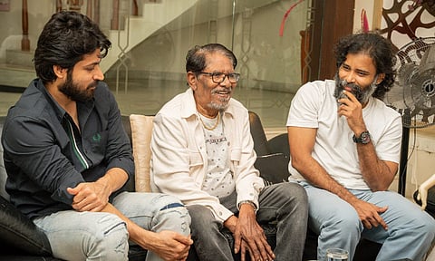 பாரதிராஜாவை சந்தித்து வாழ்த்து பெற்ற 'லப்பர் பந்து' படக்குழு