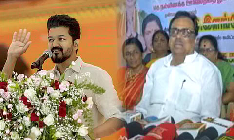 "விஜய் எதற்காக கட்சி தொடங்க வேண்டும்? காங்கிரஸ் அல்லது தி.மு.க.வில் சேர்ந்து விடலாமே.." - இ.வி.கே.எஸ்.இளங்கோவன் பேச்சு