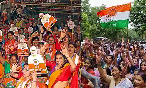 அரியானா, ஜம்மு-காஷ்மீரில் ஆட்சியை கைப்பற்றப்போவது யார்? - தேர்தலுக்கு பிந்தைய கருத்துக்கணிப்பு