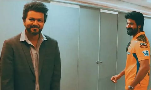 'தி கோட்': விஜய், சிவகார்த்திகேயன் நடித்த காட்சியின் படப்பிடிப்பு வீடியோ