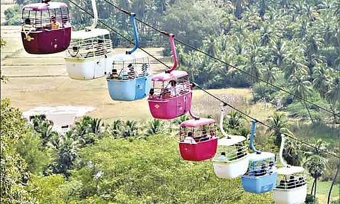 பழனி முருகன் கோவில் ரோப்கார் சேவை இன்று முதல் 40 நாட்கள் நிறுத்தம்