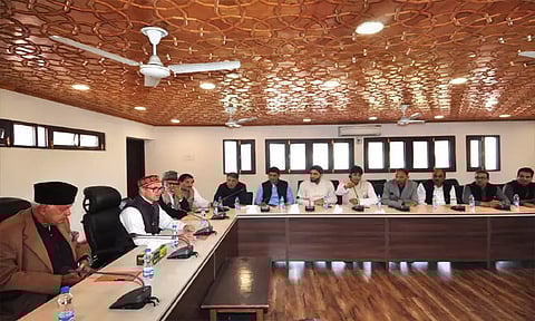 தேசிய மாநாட்டு சட்டசபை கட்சி தலைவராக உமர் அப்துல்லா தேர்வு