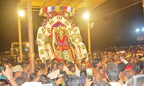 தசரா திருவிழா: குலசேகரன்பட்டினத்தில் நாளை சூரசம்ஹாரம்