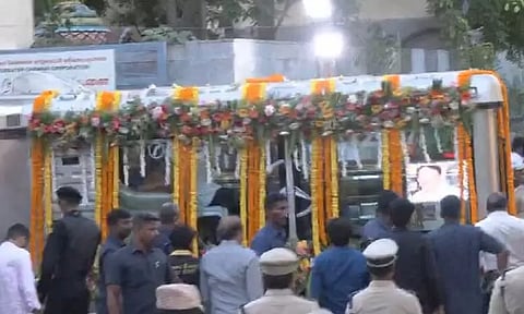 முரசொலி செல்வம் உடல் தகனம்