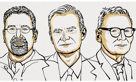 பொருளாதாரத்திற்கான நோபல் பரிசு மூவருக்கு அறிவிப்பு