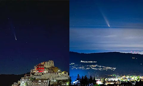 இந்திய வானில் வால் நட்சத்திரம்... 80 ஆயிரம் ஆண்டுகளுக்கு பின்பு அரிய நிகழ்வு